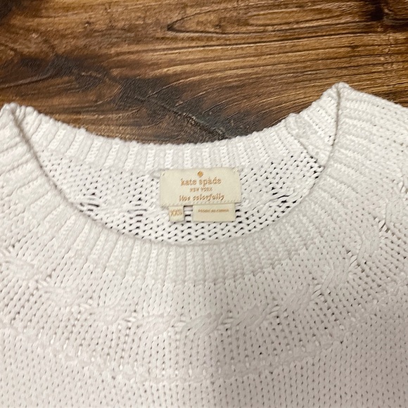 Kate Spade ♠️ New York Open Stitch Sweater, XXS - Picture 6 of 10